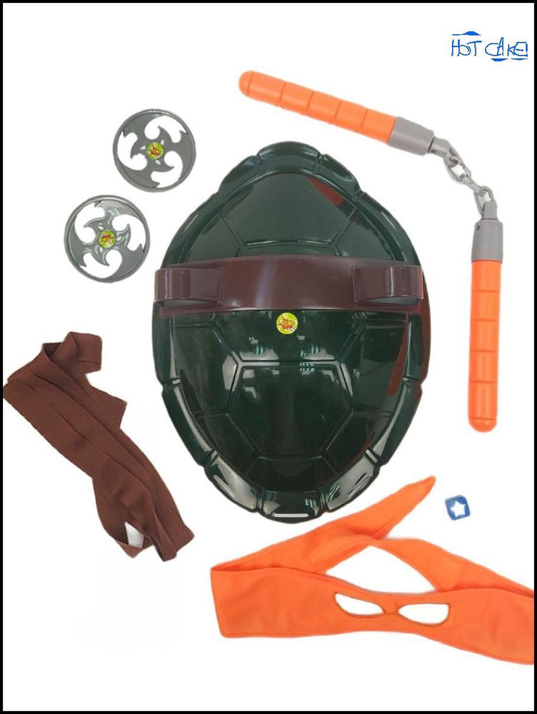 Игровой набор Черепашки-ниндзя Микеланджело TMNT Michelangelo (панцирь ...