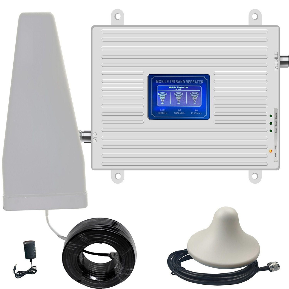 900 1800 2100 mhz усилитель сотового телефона пятидиапазонный GSM ...