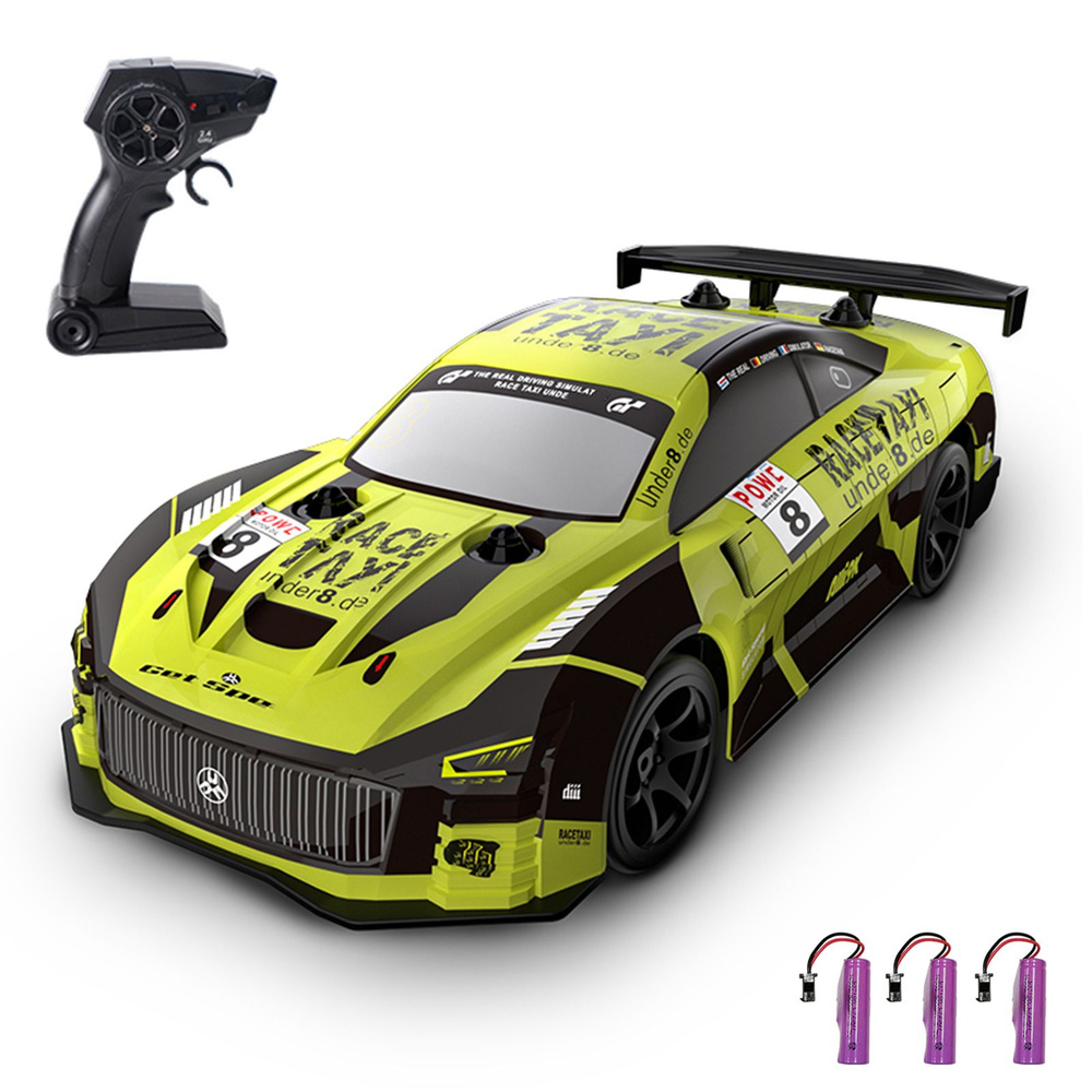 Красочная и классная машинка с дистанционным управлением (желтая версия ...