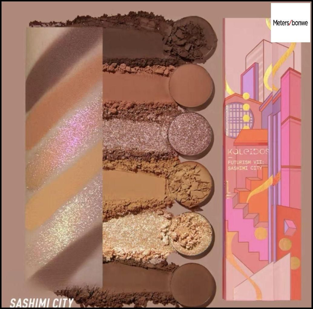 Палитра теней для век Kaleidos Futuristic, 6 цветов - купить с ...