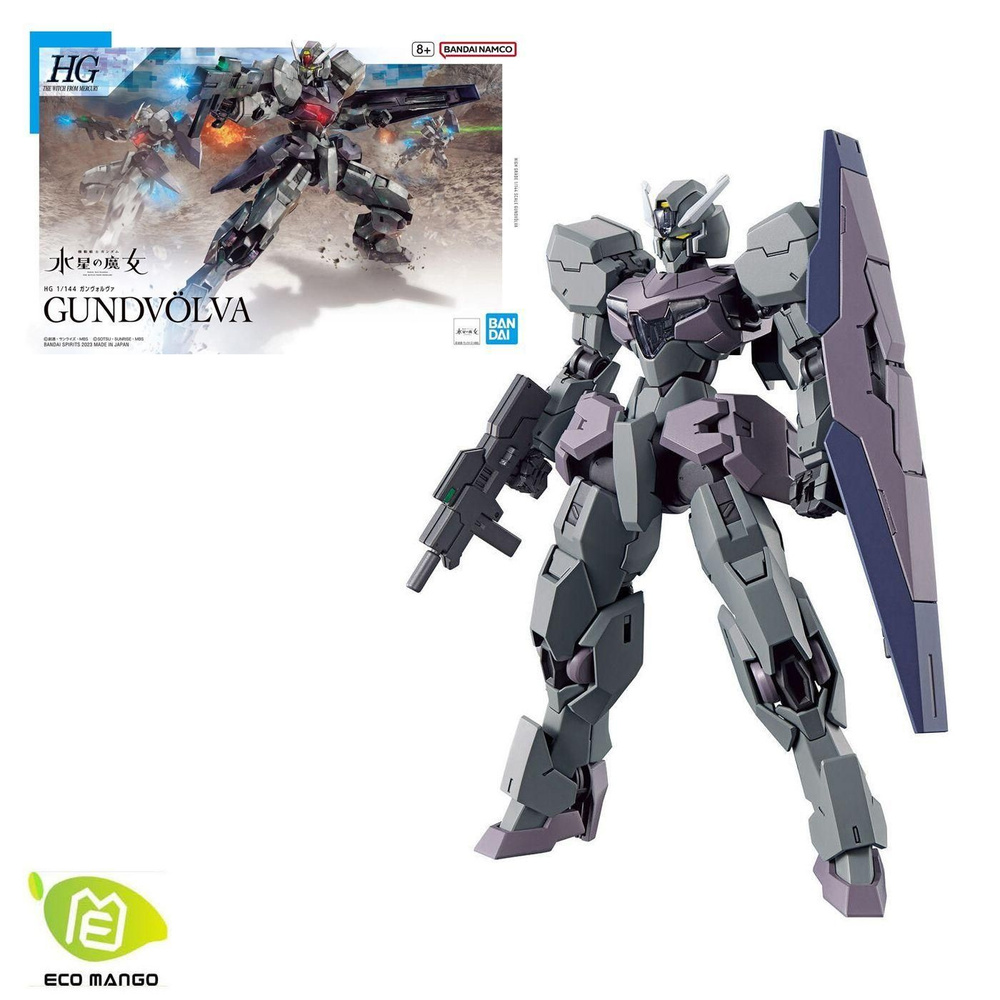 Фигурка Bandai HG Gundam Ведьма Меркурия Gundvolva, Масштаб 1/144, высота 15 см  #1