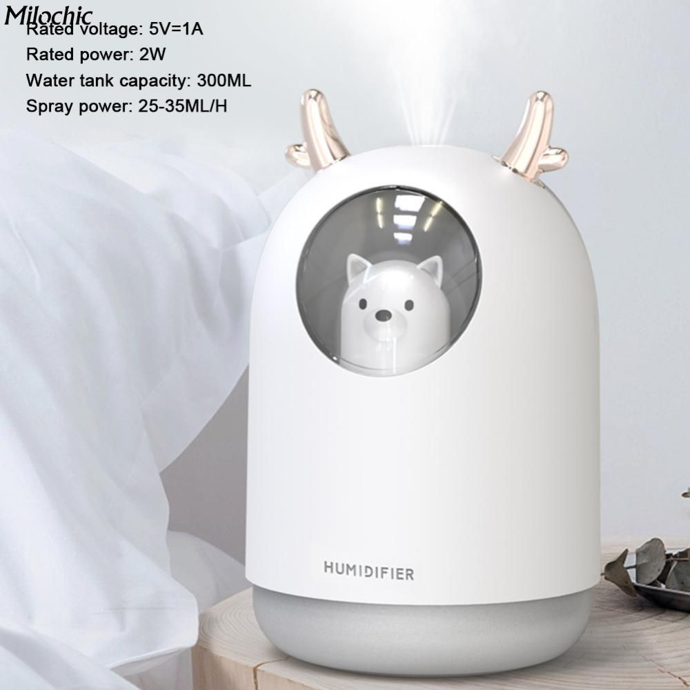 milochic Увлажнитель воздуха Креативный мини-увлажнитель воздуха cute pet, длительный комфорт, несколько #1