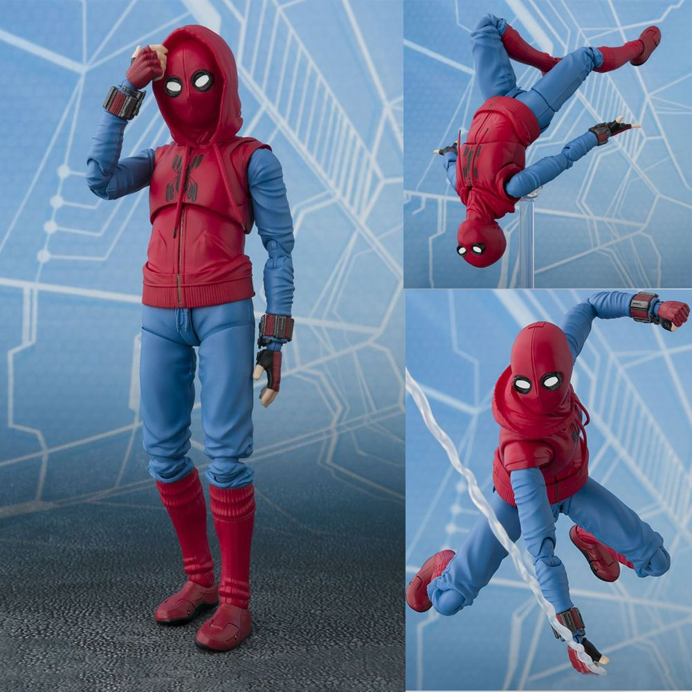 Фигурка Человека-паука Marvel SPIDER-MAN Самодельный костюм Возвращение ...