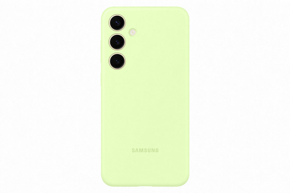 Чехол-накладка Samsung EF-PS921TGEGRU Silicone Cover для Galaxy S24, лаймовый  #1