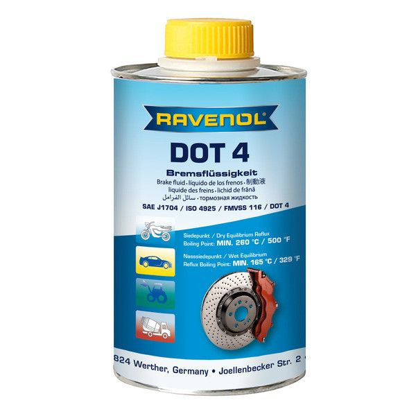 Жидкость тормозная RAVENOL DOT 4 DOT 4 - купить по доступной цене в ...