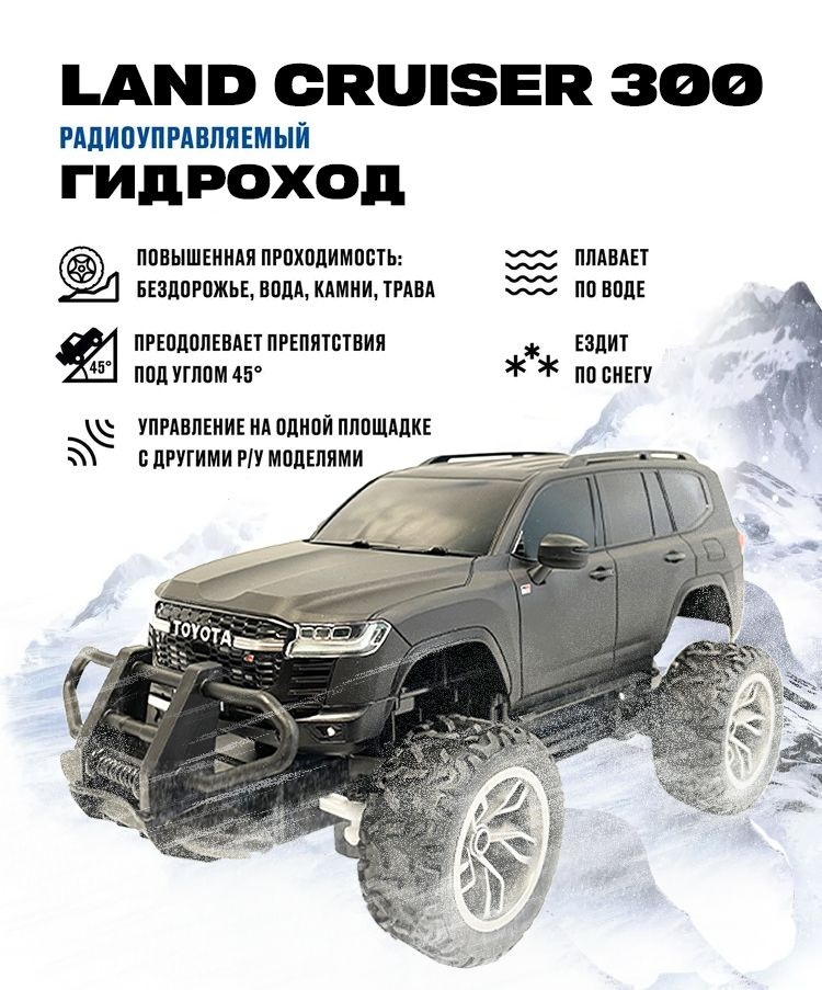 Машинка TOYOTA LAND CRUISER 300 GR SPORT на пульте управления (1:20 ...