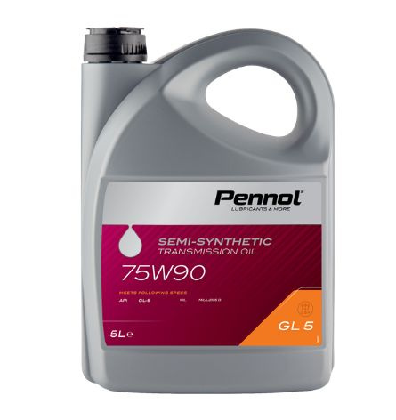 PENNOL 75W90 GL-5 Масло трансмиссионное полусинт. 5L - купить по ...