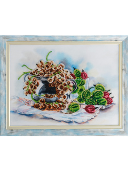 Counted Cross Stitch Kit, Fruit Bowl