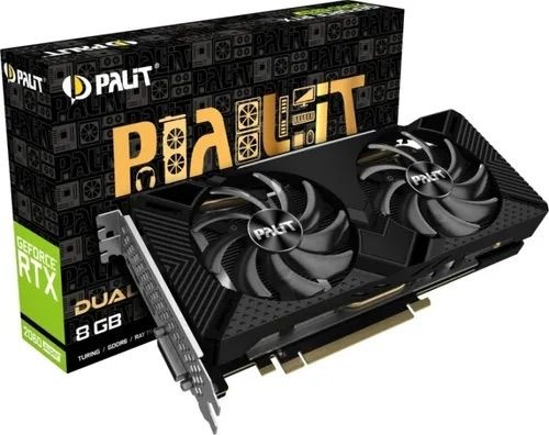 Видеокарта Palit GeForce RTX 2060 SUPER, 8 ГБ PCI Express 3.0 DVI