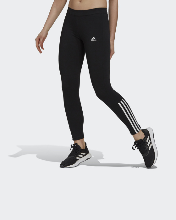 Тайтсы adidas Sportswear Essentials Fitted 3-Stripes 7/8 Leggings — купить  в интернет-магазине OZON с быстрой доставкой
