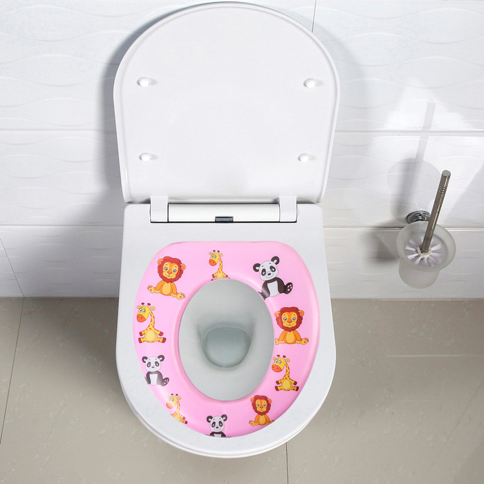 Сиденье для унитаза детское Зверята, 27x29 см - купить по низкой цене в ...