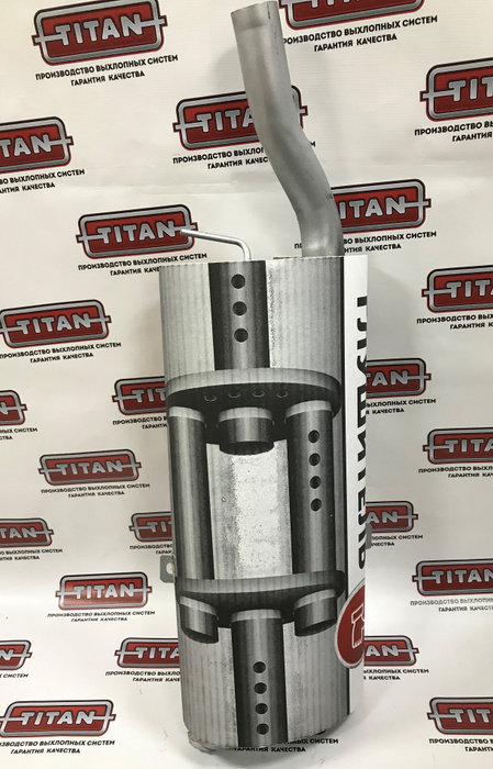 Глушитель TITAN на Ваз 2104 - купить по низкой цене в интернет-магазине ...
