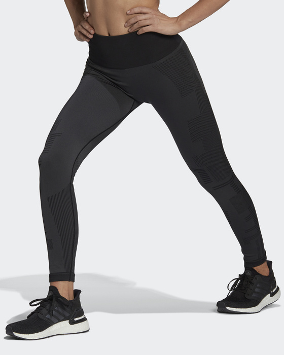 Тайтсы adidas adidas x Karlie Kloss Knit Leggings — купить в  интернет-магазине OZON с быстрой доставкой