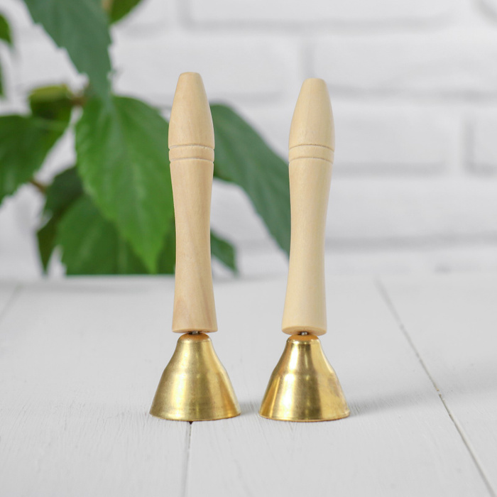 Музыкальный инструмент детский "Колокольчики", набор 2 шт., развивающий ...