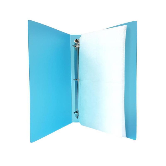 Папка с 3 металлическими кольцами для CD/DVD/BD на 80 дисков ПрофиОфис ...