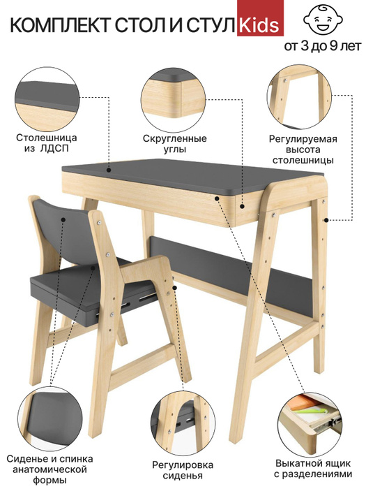 Стол для ребенка 9 лет