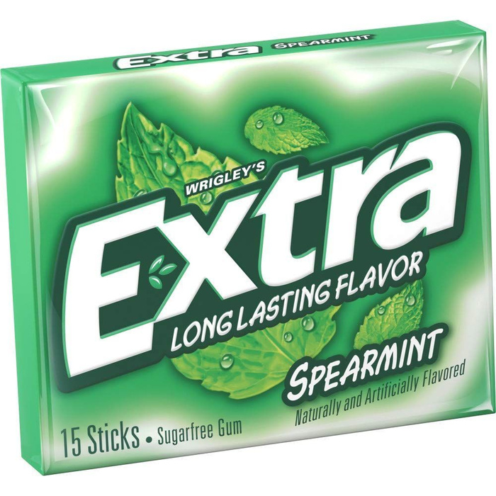 Wrigley's Extra spearmint жевачки без сахара 15 пластинок - купить с ...