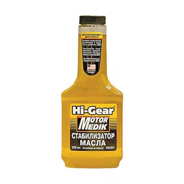 Присадка в масло HIGEAR Motor Medik, стабилизатор масла, 355 мл