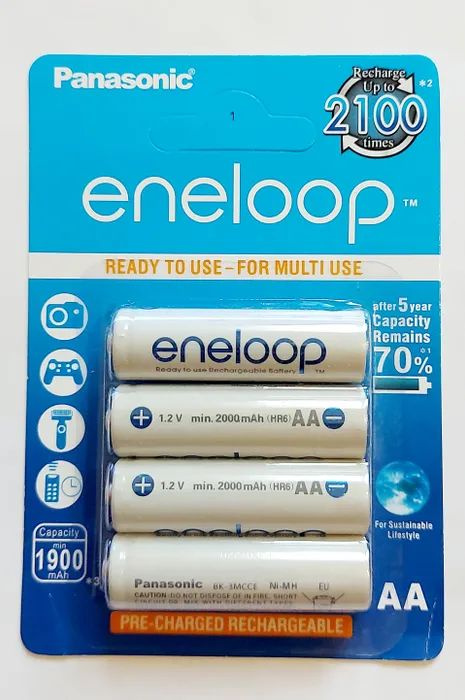 Аккумуляторы Eneloop AA1.2v (BK-4MCCE/4BE) - купить с доставкой по ...