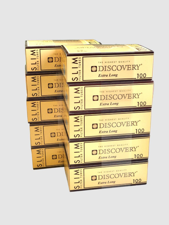 Сигаретные гильзы DISCOVERY Slim для самокруток, Extra Long filter 24 ...
