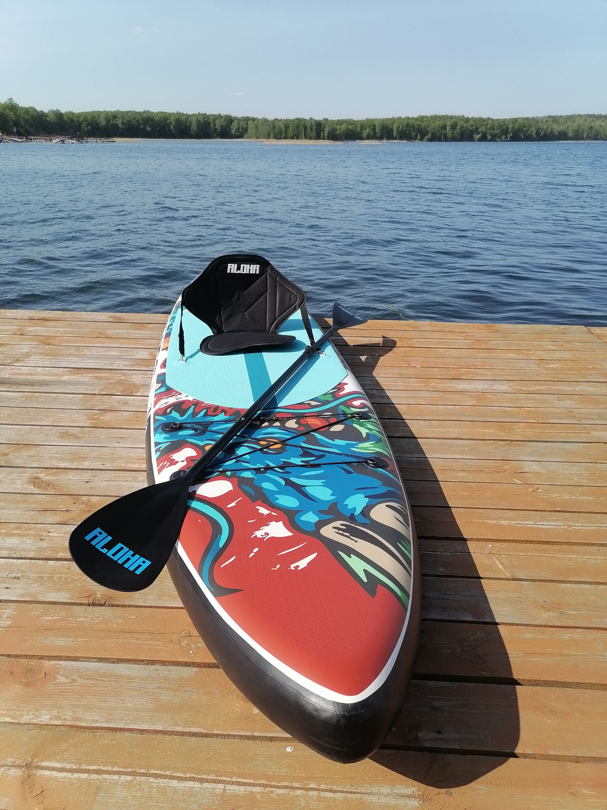 Сапборд-каяк ALOHA Розовая лиса 11'6 x 33" x 6" (350см х 84см х 15см ...