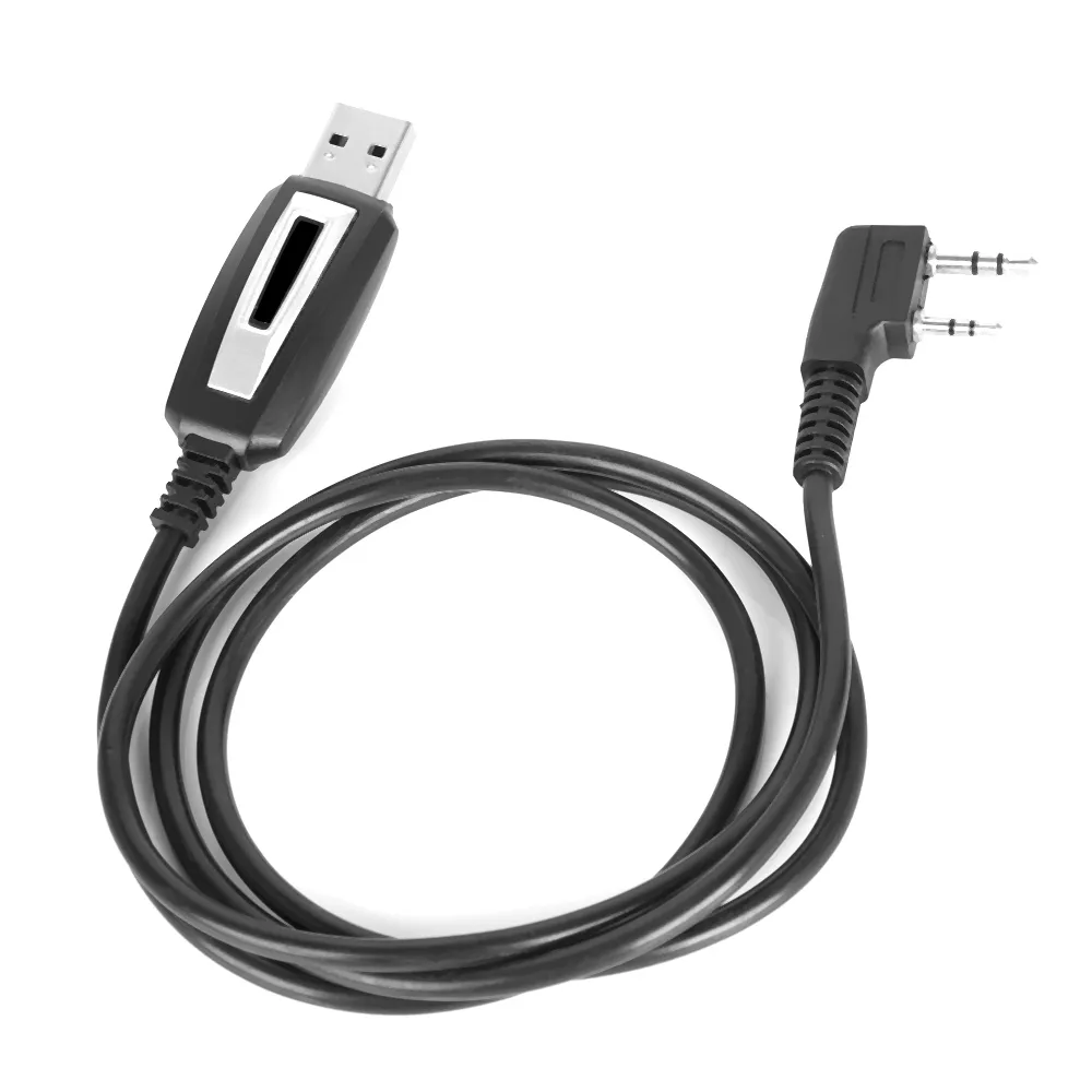 2-контактный USB-кабель для программирования рации UV-5R (черный) для записи частоты., черный, фото 4