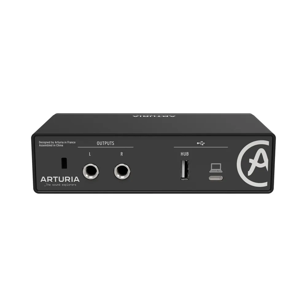 Arturia аудиоинтерфейс MiniFuse 1 USB-C 24 бит 192 кГц XLR фантом 48 В чёрный, черный, фото 2