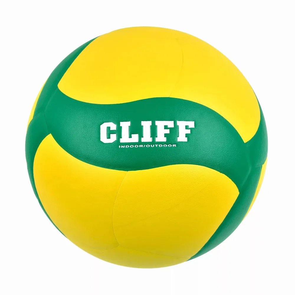 Мяч волейбольный CLIFF V200W-CEV, 5 размер, PU, желто-зеленый, зеленый, фото 3