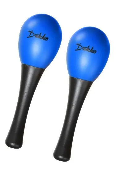 Маракасы детские - DEKKO M10 BL, цвет - синий, синий