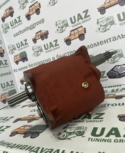 КПП для УАЗ 452 Буханка, 4-х ступ., нового образца (толстый вал D35 мм), вариант, фото 3