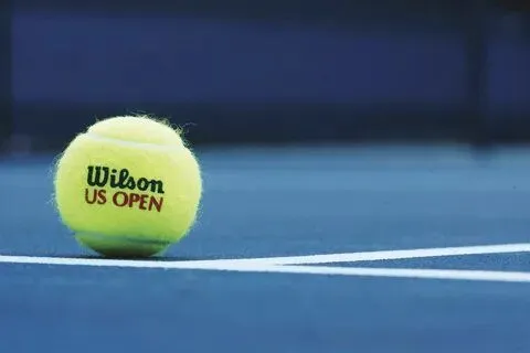 Теннисный мяч для большого тенниса Wilson US Open (Вилсон ЮС Опен), 4 мяча в банке, вариант, фото 2