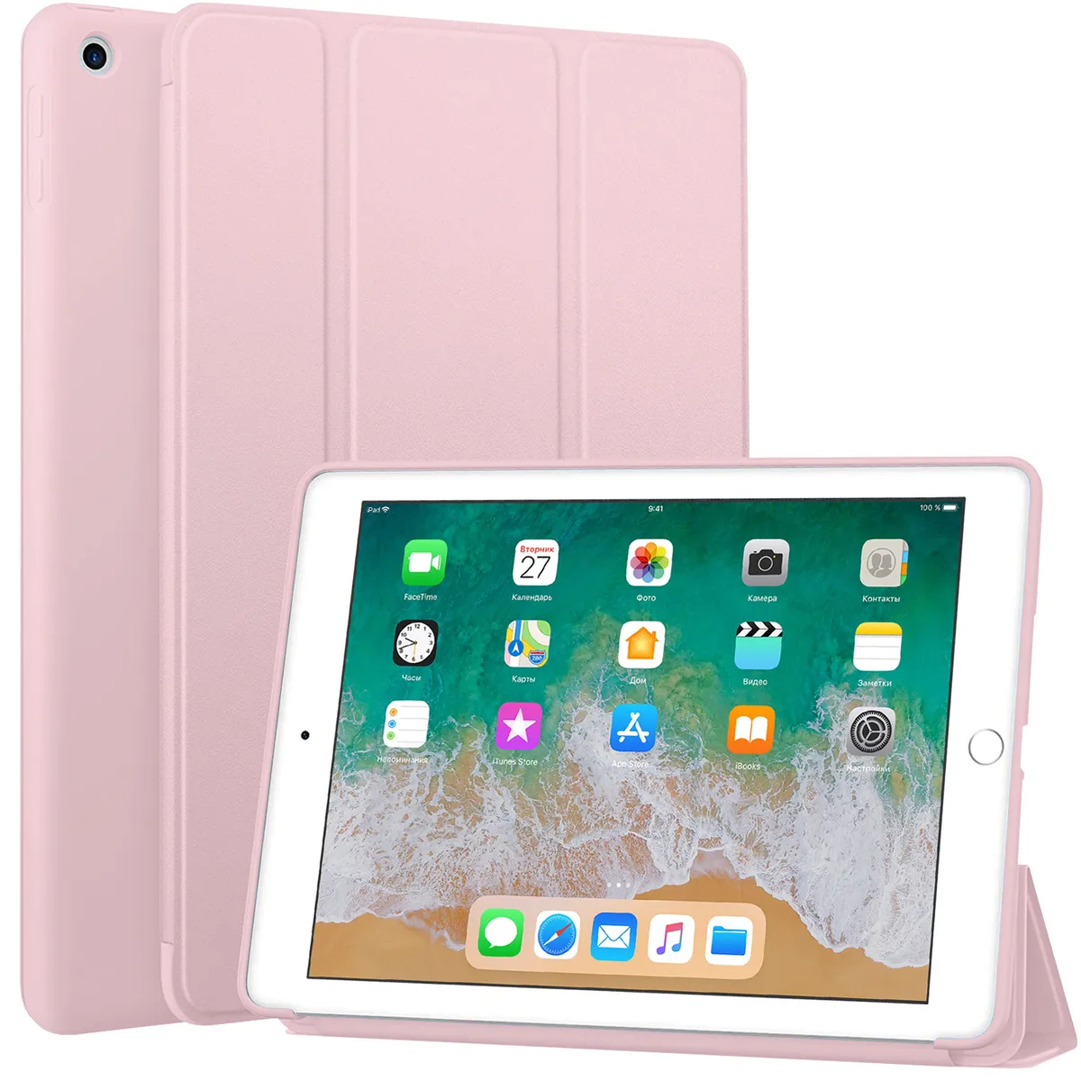 Чехол книжка для iPad 9 10.2 (2021), iPad 8 10.2 (2020), iPad 7 10.2 (2019)  - A2197, A2200, A2198, A2270, A2428, A2429, A2430 / Чехол на iPad 10.2 /  микрофибра, подставка для