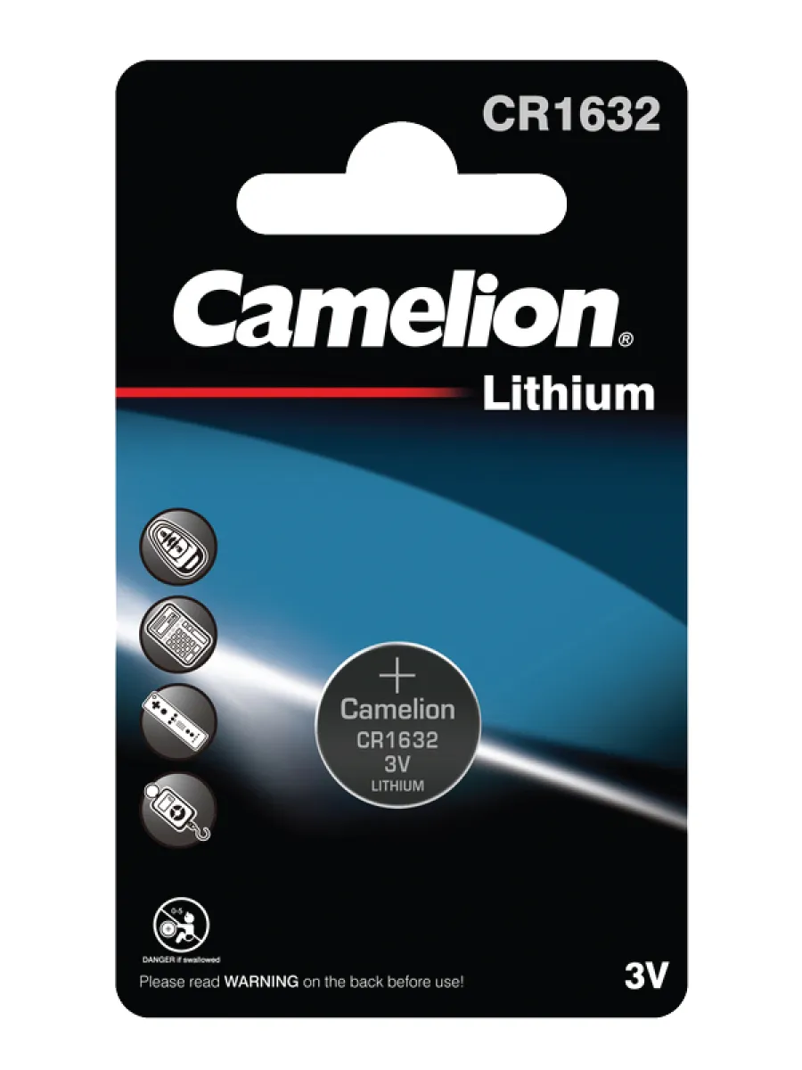 Camelion Батарейка CR1632 LiIon (литий-ионный)