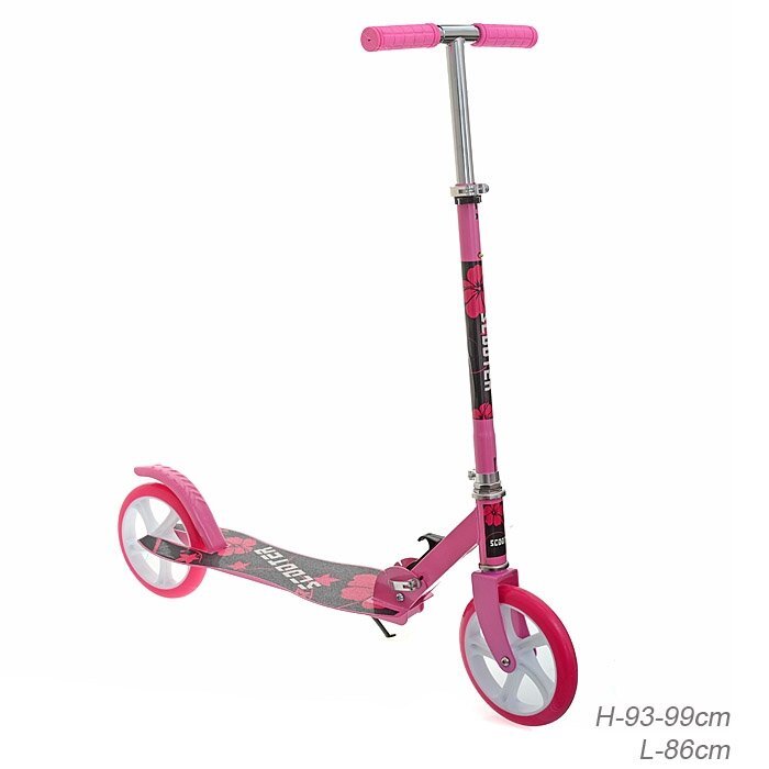 Самокат городской Scooter, розовый, GT3621P, 200мм Самокат городской Scooter, розовый, GT3621P, 200мм