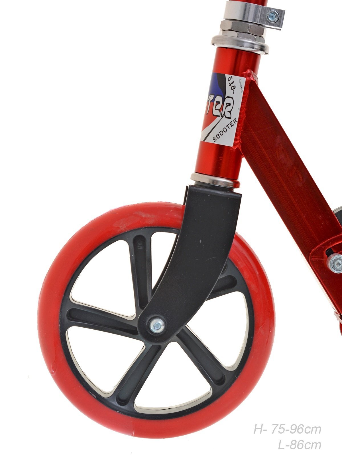 Самокат городской Scooter, красный, GT3623AR, 200мм Самокат городской Scooter, красный, GT3623AR, 200мм