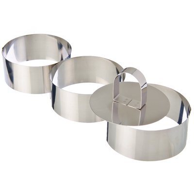 Форма для салата/десерта 3 штуки 9х4 см, 865-019