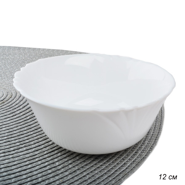 Салатник WHITE LILY Кадикс , диаметр 12 см, керамика