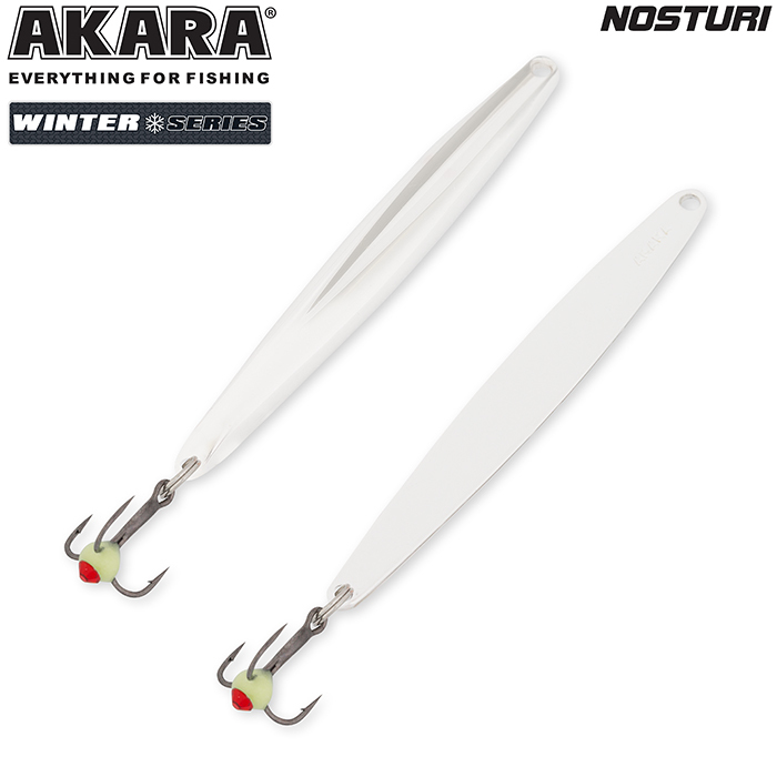 Блесна зим. Akara Ice Nosturi 60 6 гр. Sil/Sil