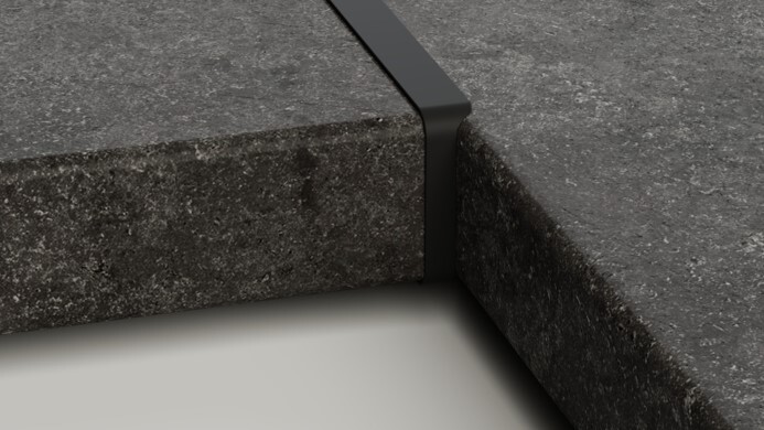 Соединительныйпрофильдлястолешниц38мм"Скиф","Кедр","Союз"(длясоединениявугол),черный,R9;СП38Ч