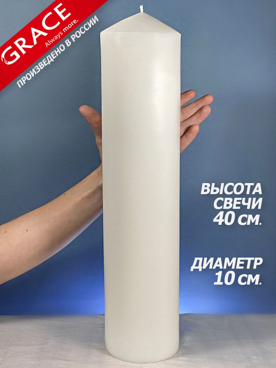 Свеча чайная белая большая 6шт (Ø-5см h-2см) (Базовый)