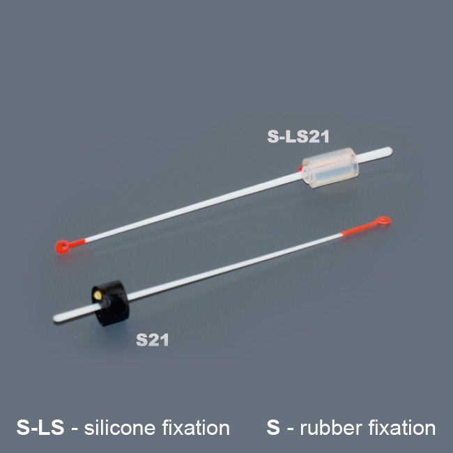 Кивок лавсановый на силиконе NOD S-LS21 (80 мм, жёсткость 0,35)