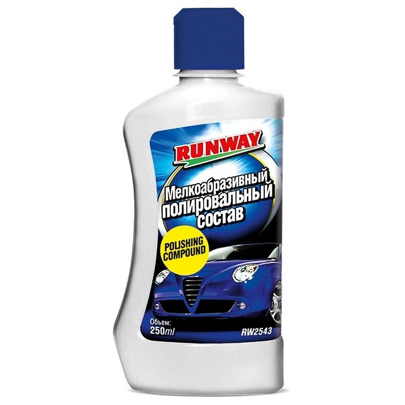 Химия полироль кузова  Runway 500 мл. (быстрый) белый
