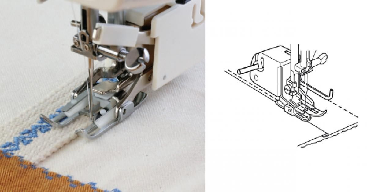 Как установить лапку на швейной машинке