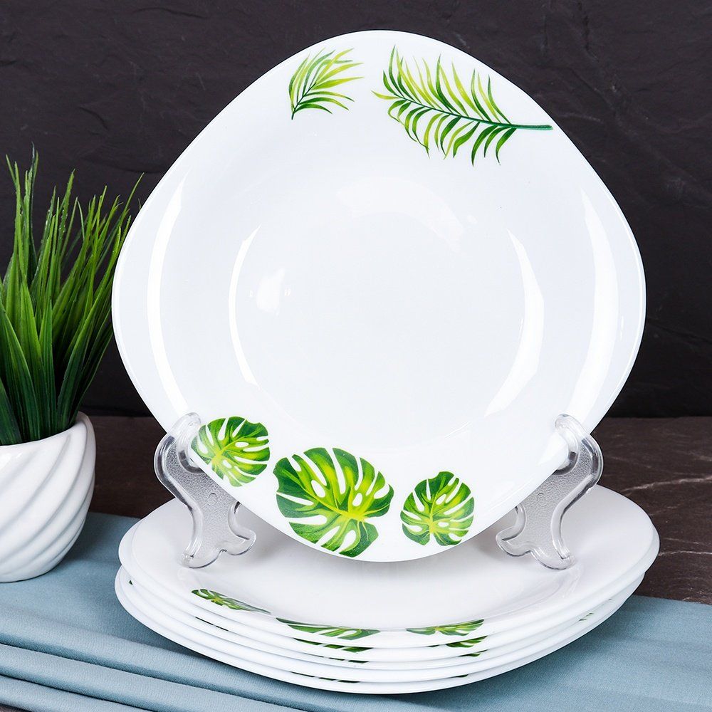 Столовый набор, 13 предметов, квадратный А.Монстера. Столовый набор, 13 предметов, квадратный А.Монстера.