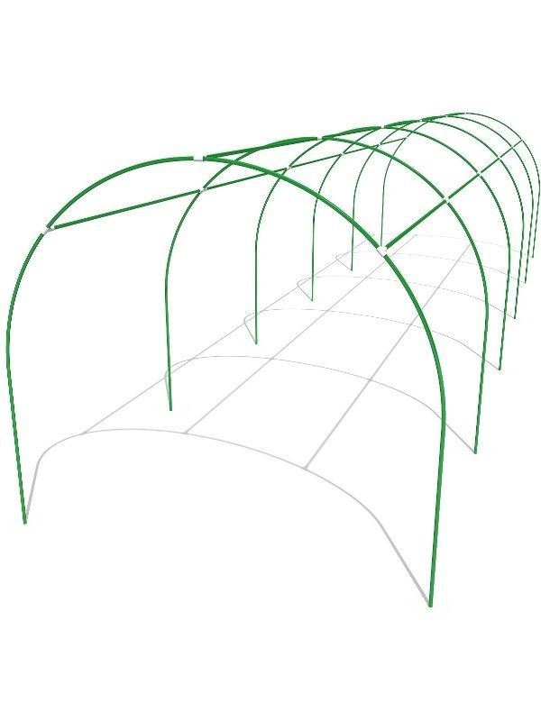 Парник пластиковые дуги. Дуга пластиковая для парника 80 х 90 см, d12 мм, зеленая// palisad. Дуги парниковые металл 6шт 2,4м. В пвх (6шт в комплекте). Перемычки для дуг комплект 5шт садовита.