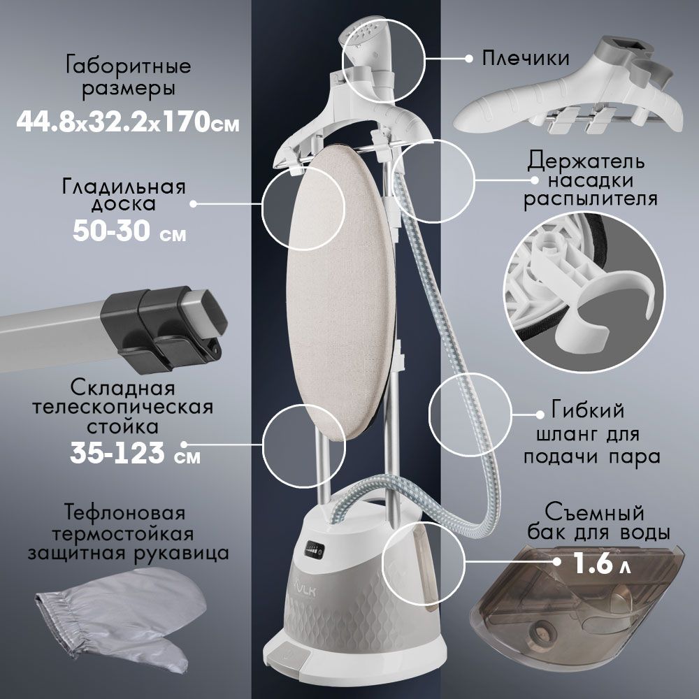 Отпариватель Rimmini 8000 2000 Вт купить по низкой цене: отзывы, фото ...