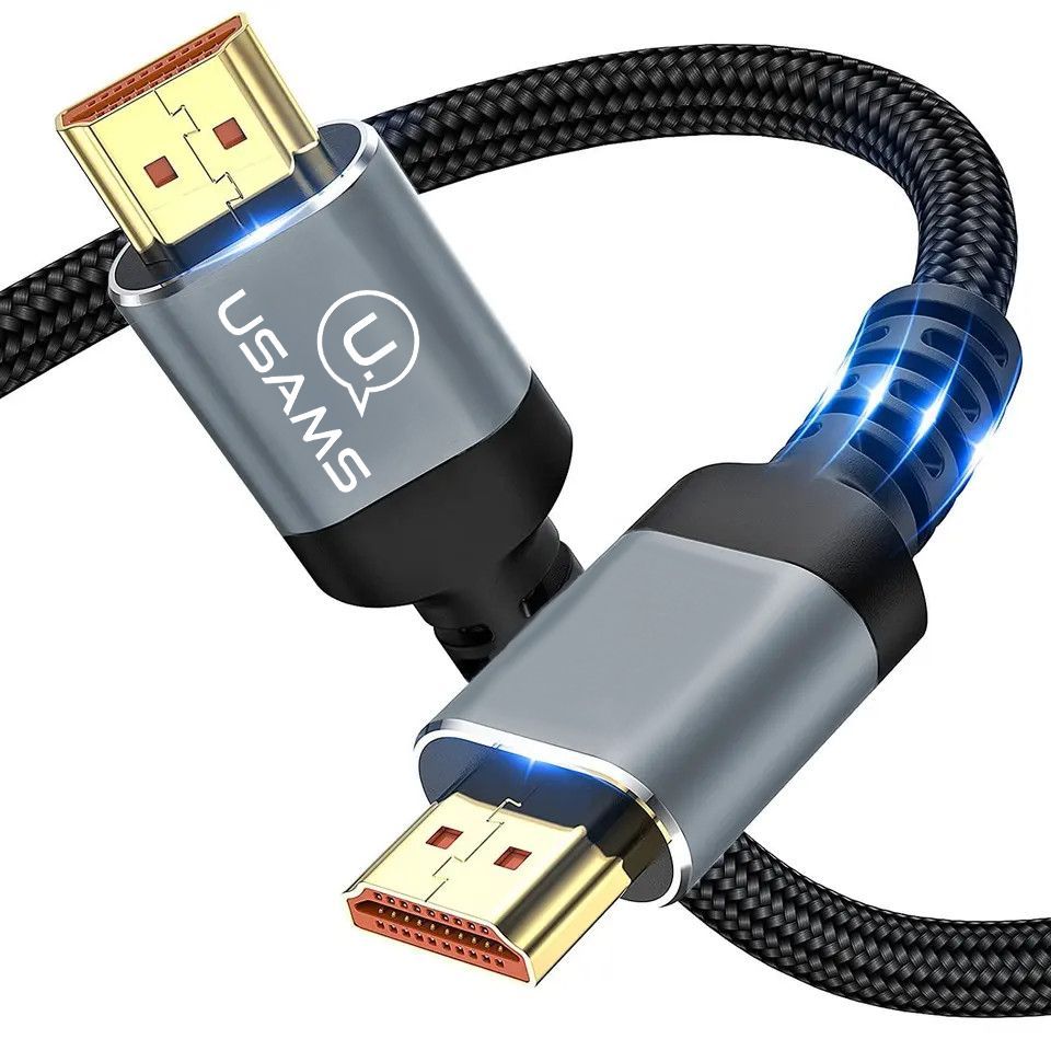 Кабель HDMI Usams HDMI-U67 - купить по низкой цене в интернет-магазине OZON  (816818006)