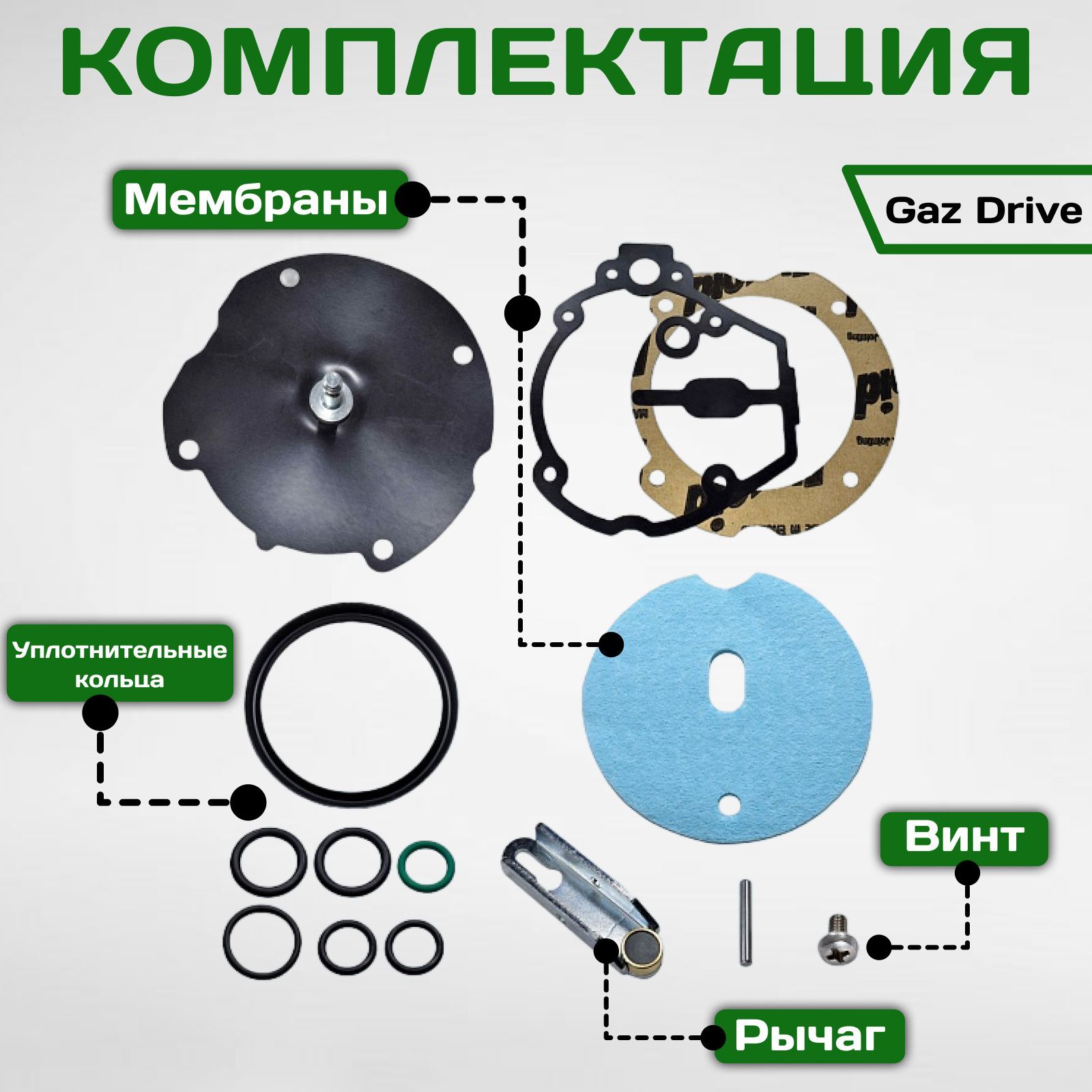 Ремкомплект редуктора ГБО Landi Renzo LI-02, LI-03 впрыск - Landi Renzo ...