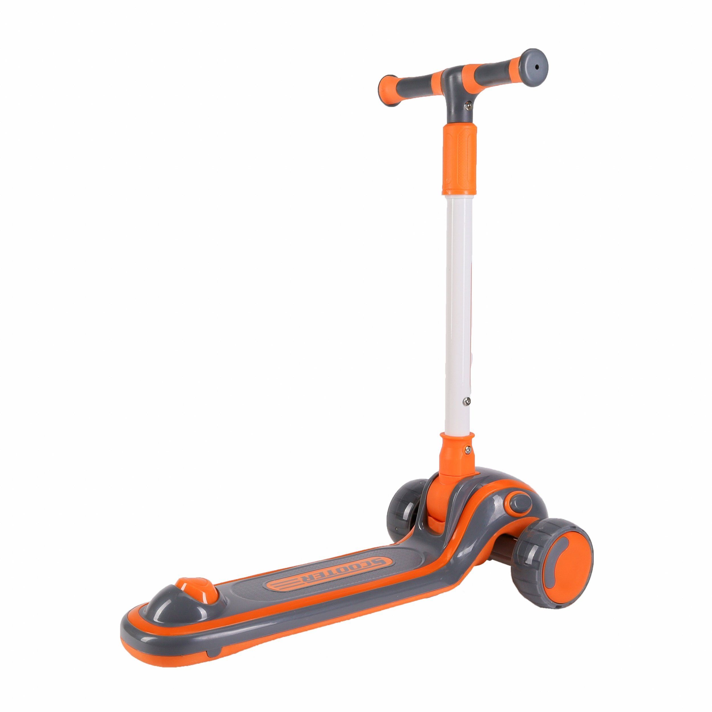 Самокат 3-х колесный SCOOTER Hyper, оранжевый Самокат 3-х колесный SCOOTER Hyper, оранжевый