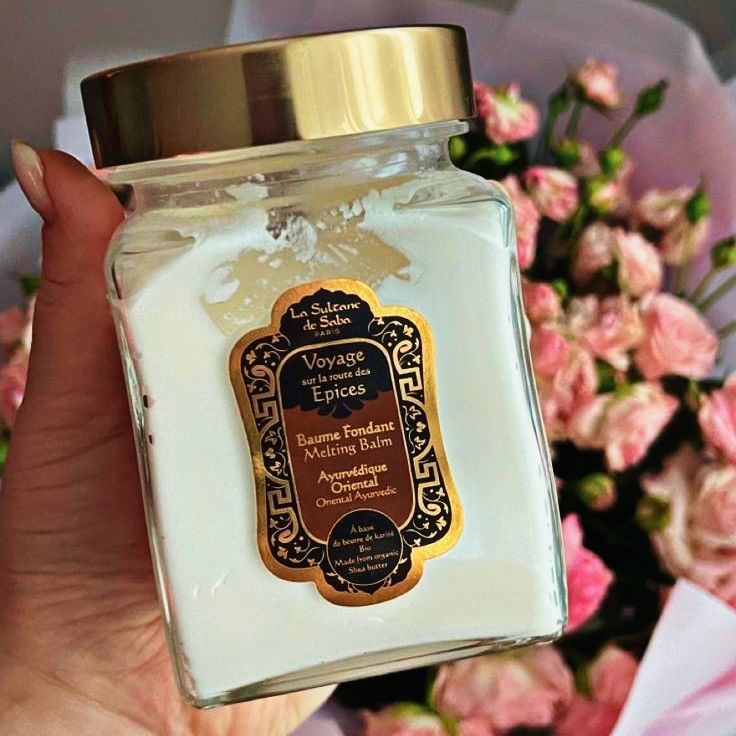 LA SULTANE DE SABA ORIENTAL AYURVEDIC MELTING BALM - Бальзам-фондан для тела Амбра, Ваниль и Пачули 300 мл LA SULTANE DE